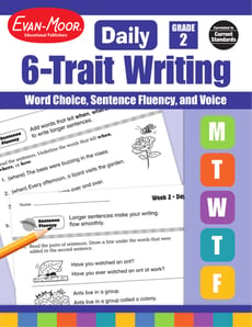 Daily 6-Trait Writing, Grade 2: Word Choice, Sentence Fluency, and Voice
