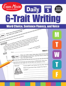 Daily 6-Trait Writing, Grade 5: Word Choice, Sentence Fluency, and Voice