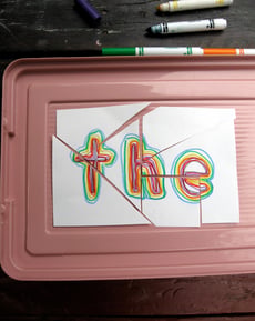Practice Reading with a Rainbow Puzzle!