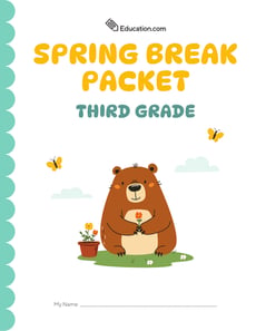 Third Grade Spring Break Packet