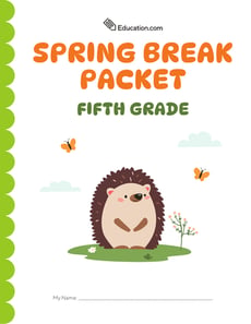 Fifth Grade Spring Break Packet