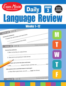 Daily Language Review, Grade 3: Weeks 1–12