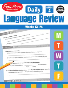 Daily Language Review, Grade 4: Weeks 13–24