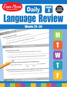 Daily Language Review, Grade 4: Weeks 25–36
