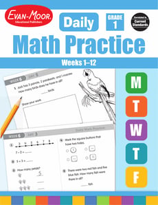 Daily Math Practice, Grade 1: Weeks 1–12