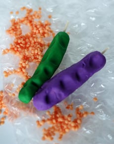 Roll-Up Bubble Wrap Candles
