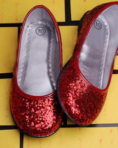 DIY Glitter Shoes