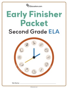 Second Grade ELA Early Finisher Packet