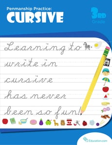 Penmanship Practice: Cursive