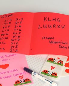 Secret Code Valentine