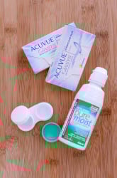 Saline Solution vs. More Expensive Brands of Contact Lens Disinfectants