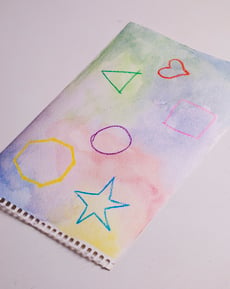 Create a Crayon Shape Painting