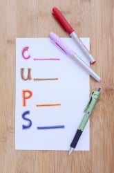 Essay Editing 101: The CUPS Strategy