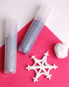 Sculpt Clay Snowflakes