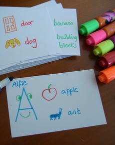 Make Alphabet Monster Cards