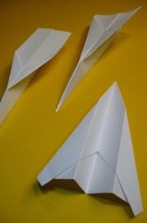 Does A Longer Paper Airplane Fly Farther than a Wide One?