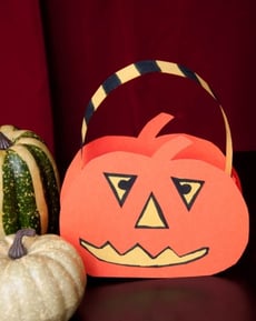 Jack-o'-Lantern Candy Bucket