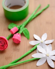 Duct Tape Flowers
