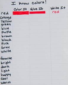 Color Words