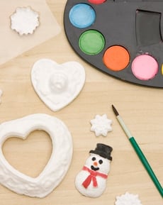 Hand-Cast Paper Holiday Ornaments