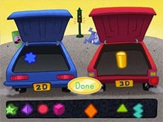 2D and 3D Shape Sort: Car