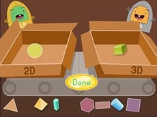 2D and 3D Shape Sort: Factory