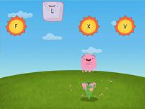 Alphabet Ice Cream Attack: F, L, X, V