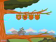 Bottom Row Typing: X and Period with Squirrel