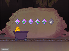 Typing Bottom Row Keys x and period