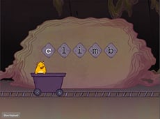 Typing Bottom Row v, m, and c 