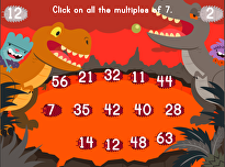 Dino Crunch: Finding Multiples