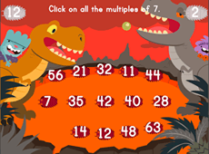 Dino Crunch: Finding Multiples