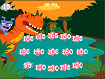 Dino Crunch: Skip Counting by 5s