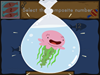 Dino Fishing: Composite Numbers