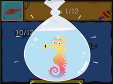 Dino Fishing: Multiplying Unit Fractions