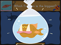 Dino Fishing: Which Fraction Is the Biggest?