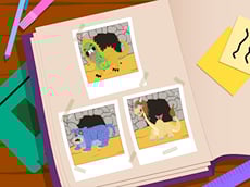 Dino Photoshoot: Comparing Fractions