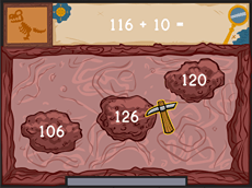 Dino Bones: Three-Digit Addition and Finding 10 More