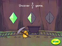 Gem Mining Fraction Conversion