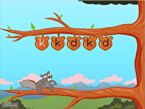 Home Row Typing: D and K with Squirrel