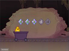 Home Row Typing: D and K with Gem Miner