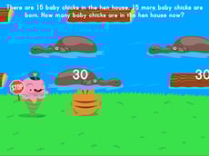 Jumpy: More Two-Digit Addition Word Problems