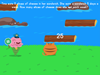 Jumpy: Multiplication Word Problems