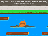 Jumpy: Two-Digit Addition Word Problems