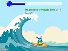 Typing Sentences for Accuracy: Nature Facts Surfing