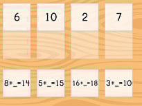 Match: Addition Within 20 and Missing Addends 2
