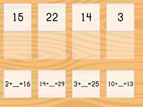 Match: Addition Within 30 and Missing Addends