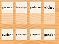 Match: Common Root Words