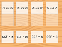 Match: Greatest Common Factor