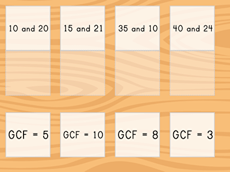 Match: Greatest Common Factor